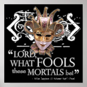 Dream Quote van Midzomer Night Poster