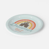 Dream Rainbow Castle Fairy Tale Papieren Bordje (Gekanteld)