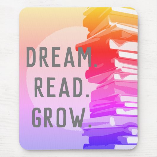 Dream.Read.Grow. Muismat (Voorkant)