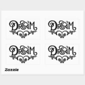Dream Rechthoekige Sticker (Vel)