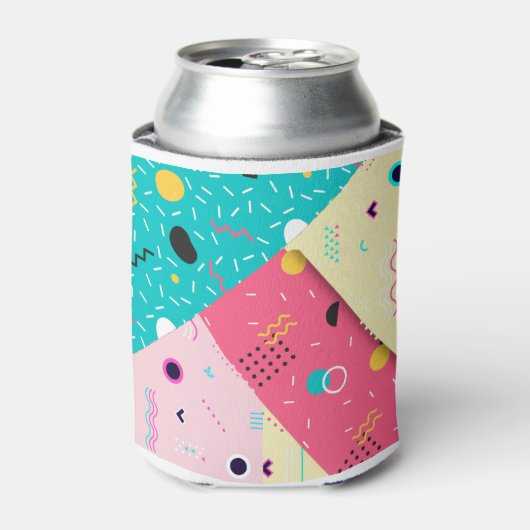 Dream Retro 80s patroon Blikjeskoeler (Blikje Voorkant)