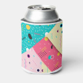 Dream Retro 80s patroon Blikjeskoeler (Blikje Achterkant)