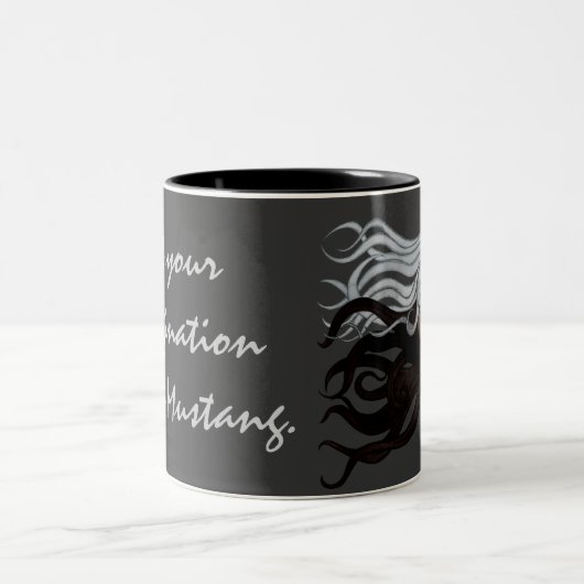 Dream Rider Tweekleurige Koffiemok (Center)