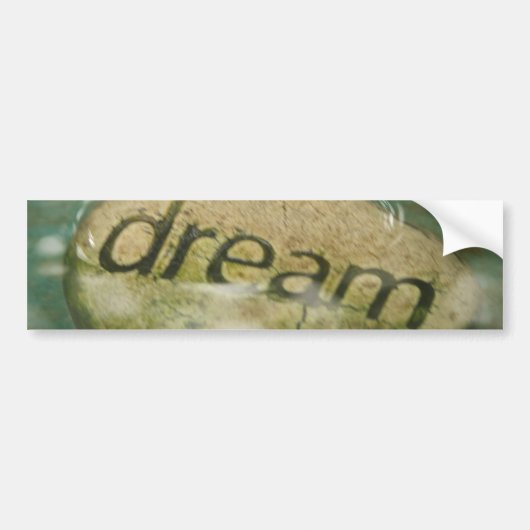 Dream Rock Bumpersticker (Voorkant)