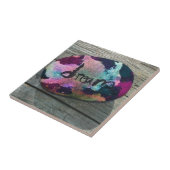 Dream Rock ik schilderde met alcohol en Indiase in Tegeltje (Zijkant)