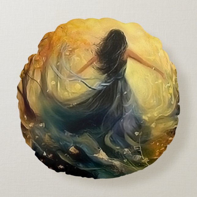 Dream Rond Kussen (Voorkant)