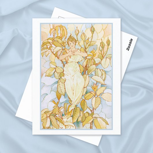Dream Roos Buds Flower Fairy Briefkaart