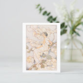 Dream Rozen White Flower  Briefkaart (Staand voorkant)
