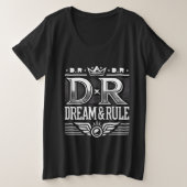 Dream & Rule Curvy T-shirt (Design voorkant)