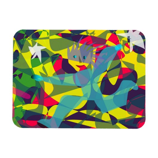 Dream Run Surreal Imagination Flexibele magneet (Horizontaal)