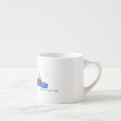 Dream Sail Live Zee Boat Seagulls Coffee Mok (Rechts)