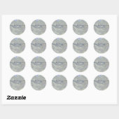 Dream Scene Bookplate Gepersonaliseerd Ronde Sticker (Vel)