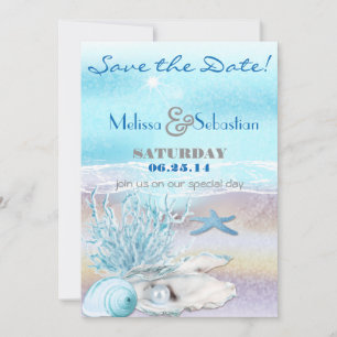 Dream Shore Beach Dk Blauwgroen WeddingSave the Da Save The Date