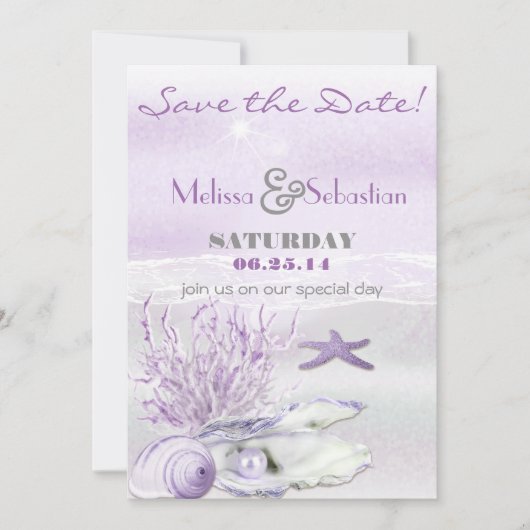 Dream Shore Beach Orchid WeddingSave the Date Save The Date (Voorkant)