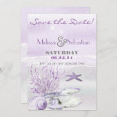 Dream Shore Beach Orchid WeddingSave the Date Save The Date (Voorkant / Achterkant)