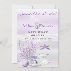Dream Shore Beach Orchid WeddingSave the Date Save The Date
