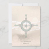 Dream Shore Beach Sepia Wedding Save the Date (Achterkant)