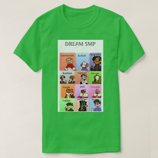 Dream smp team t-shirt (Design voorkant)