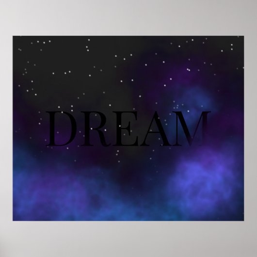 Dream Space Nebula Poster (Voorkant)