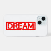 Dream Stamp iPhone 15 Case (Achterkant horizontaal)