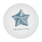 Dream Starfish Snijplank (Voorkant)