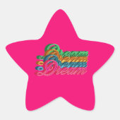 Dream Ster Sticker (Voorkant)