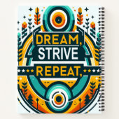 Dream Strive Herhalen Notitieboek (Achterkant)