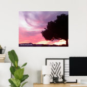 Dream Sunset Tree Poster (Thuiskantoor)