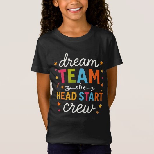 Dream Team Aka Hoofd Bemanner Leerschool T-shirt (Voorkant)
