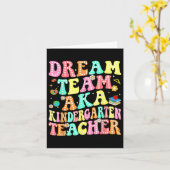 Dream Team Aka Kindergarten Kaart (Gele Bloem)