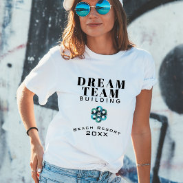 Dream Team Building Company Logo Medewerker T-shirt