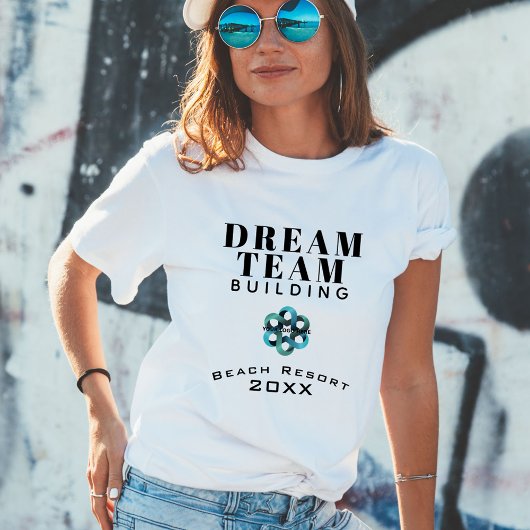 Dream Team Building Company Logo Medewerker T-shirt