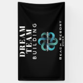 Dream Team Building Dream Company Logo Spandoek (Verticaal)
