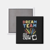 Dream Team Head Start Bemanningsdocent Voorschools Magneet (Voorkant / Achterkant)