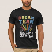 Dream Team Hoofd Bemanner Kindertijd T-shirt (Voorkant)