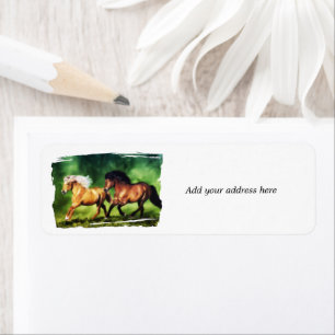 Dream Team - IJslandse paarden Etiket