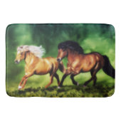 Dream Team IJslandse paarden lopen Badmat (Voorkant)