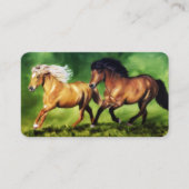 Dream Team IJslandse paarden Visitekaartje (Voorkant)