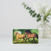 Dream Team IJslandse paarden Visitekaartje (Staand voorkant)