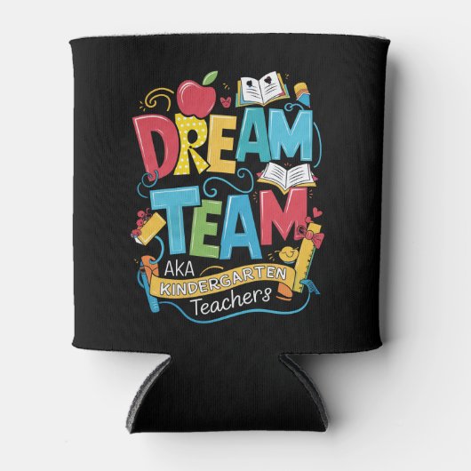 Dream Team Kleuterschool Leraren Terug naar School Blikjeskoeler (Voorkant)