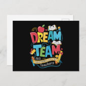 Dream Team Kleuterschool Leraren Terug naar School Briefkaart (Voorkant / Achterkant)