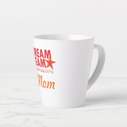 Dream Team moeder- latte mok (Rechterhoek)
