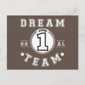 Dream Team One Vision One Goad Teamwork Kantoor Briefkaart (Voorkant)