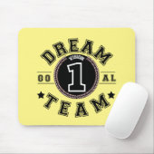 Dream Team One Vision One Goal Teamwork Kantoor Mo Muismat (Met muis)