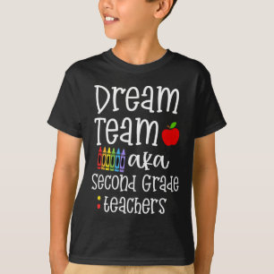 Dream team tweede klas Fun Teachers Terug naar Sch T-shirt