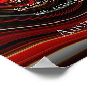 Dream Time Aboriginal proverb Poster (Hoek)