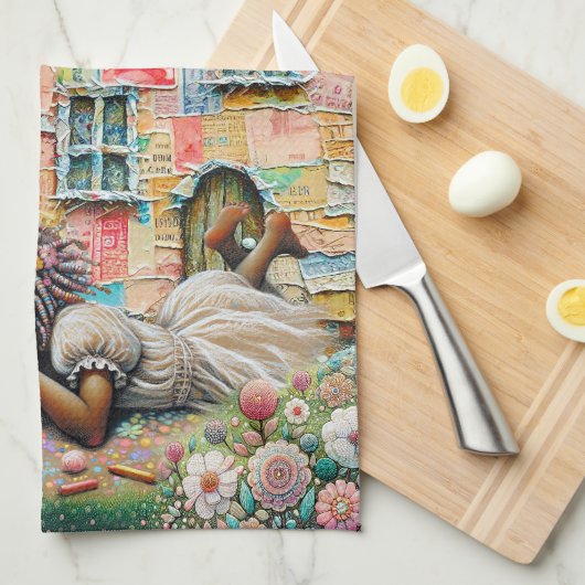 Dream Time Theedoek (Quarter Fold)