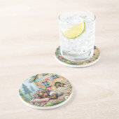 Dream Time Zandsteen Onderzetter (Zijkant)