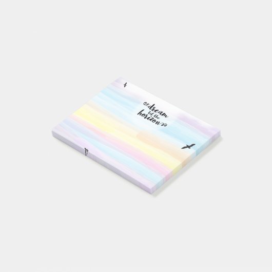 Dream "tot de horizon post-it® notes (Schuin)