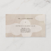 Dream Travel Agency visitekaartje (Achterkant)